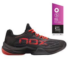 Zapato de Padel AT10 LUX Negro / Rojo