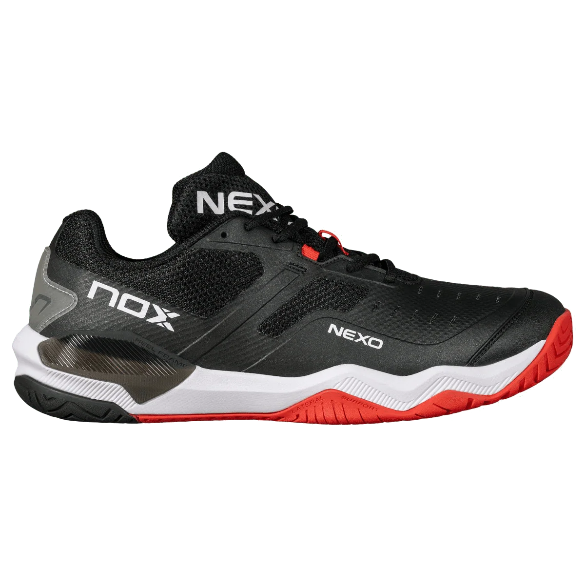 Zapato de Padel Lux Nexo Negro/Rojo Lava