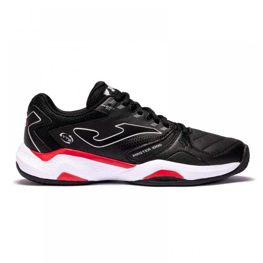 Zapato de Padel Joma Master 1000 Hombre Negro Rojo