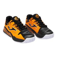 Zapato de Padel Joma Spin Naranja y Negro